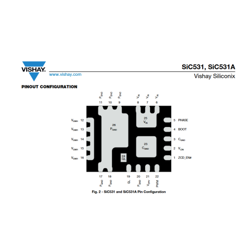 SİC531 SIC531 30 Amper DrMos Power Mosfet 