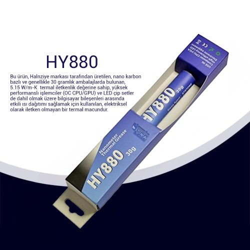 HY880 5.15W 30 Gram Termal Macun