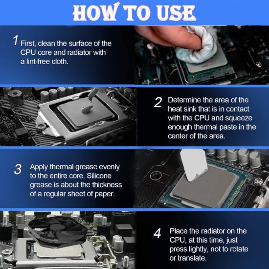 HY883 6.5W 4 Gr Şırınga Termal Macun