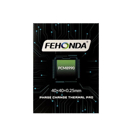 Fehonda® PCM8990 40x40x0,25 mm 8,5 W/mK Faz Değiştirme Pedi