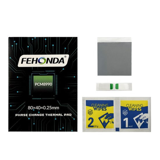 Fehonda® PCM8990 40x80x0.25 mm 8,5 W/mK Faz Değiştirme Pedi