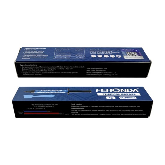 Fehonda® TR50L 8Gr 14.8W/mK Termal Macun Şırınga