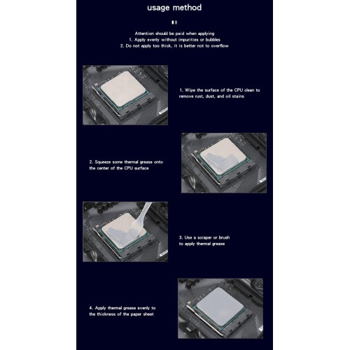 HM706 2.58Watt 25 Gr Altın Renk Termal Macun