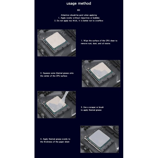 HM706 2.58Watt 25 Gr Altın Renk Termal Macun