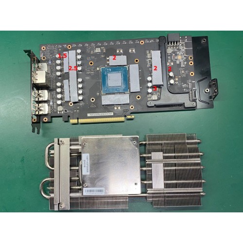 Asus Dual RTX 3060 Ti 2mm VRAM Termal Pad