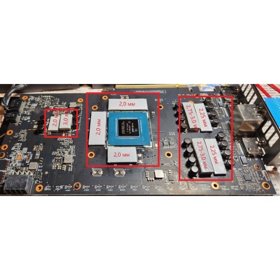 ASUS TUF Gaming RTX 3060 ti ve 3070 2mm VRAM Termal Pad