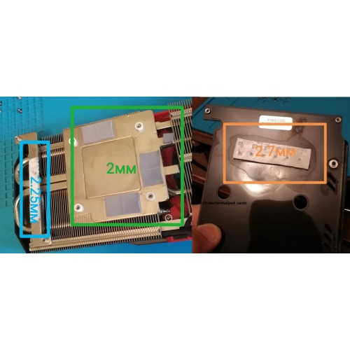 Colorful RTX 3060 12GB 2mm VRAM Termal Pad