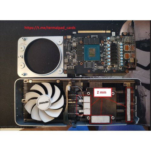 Colorful RTX 3060 iGame OC 12G 2mm VRAM Termal Pad