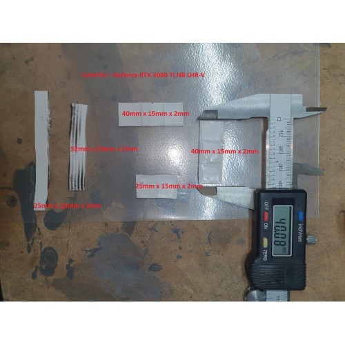 Colorful RTX 3060 Ti NB LHR-V 2mm VRAM Termal Pad