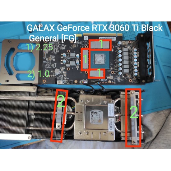 Galax RTX 3060 Ti Black General 1mm VRAM Termal Pad