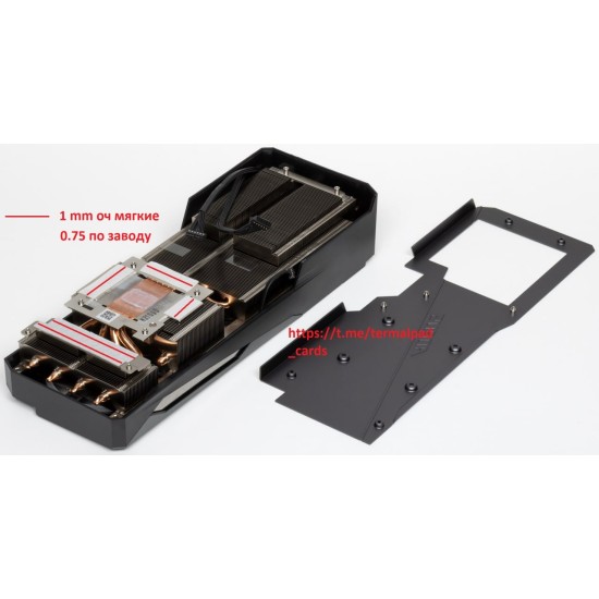 Gigabyte Aorus GeForce RTX 3060 Elite 1mm VRAM Termal Pad