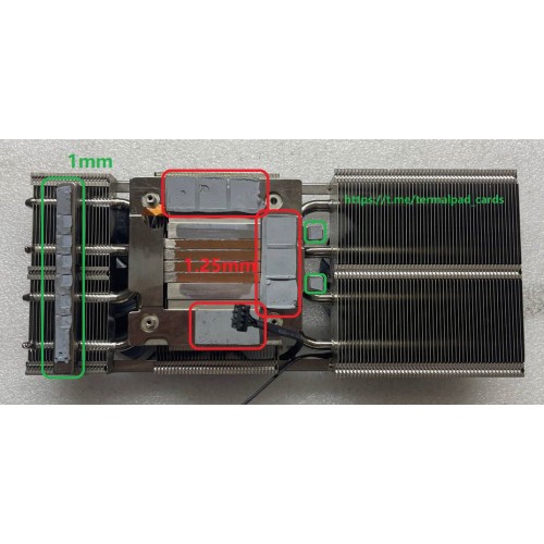 Inno3D RTX 3060 Twin X2 OC 1.25mm VRAM Termal Pad