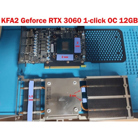 KFA2 RTX 3060 1-Click OC 12GB 2mm VRAM Termal Pad