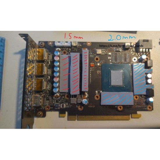 Lenovo RTX 3060 12GB 2mm VRAM Termal Pad