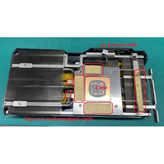 OCPC or Emtek  RTX 3060 Ti 8G Miracle 2mm VRAM Termal Pad