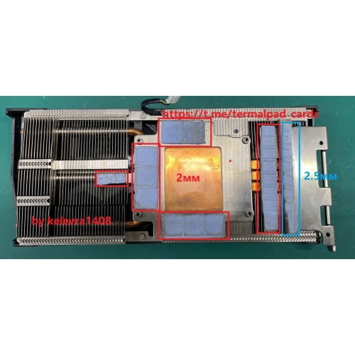 ZOTAC RTX 3060 Ti 8GB 2mm VRAM Termal Pad