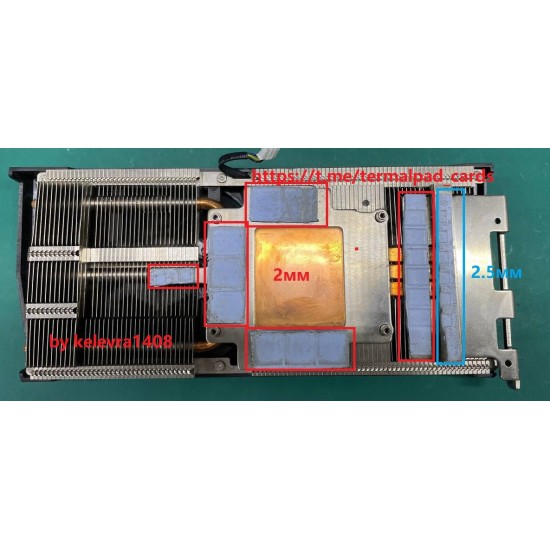 ZOTAC RTX 3060 Ti 8GB 2mm VRAM Termal Pad