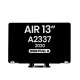 Macbook Air A2337 LCD Ekran Full Kasalı Sıfır Muadil Silver