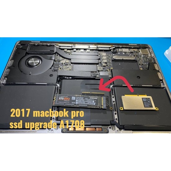Macbook Pro A1708 500GB SSD Muadil Çevirici ve M2 SSD
