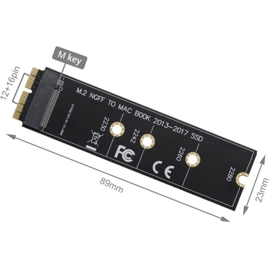 Macbook Pro A1502 M2 SSD Çevirici 2013-2015 Uyumlu