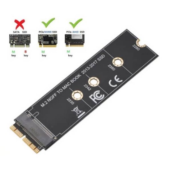 Macbook Pro SSD Çevirici 2013-2017 Uyumlu
