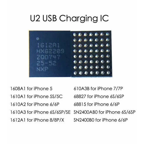 1612A1 İPHONE 8 İPHONE X U2 U6300 ŞARJ ENTEGRE