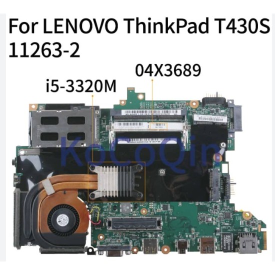 Lenovo Thinkpad T430S Anakart 48.4QZ04.021 Anakart i5-3320M