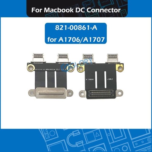 MACBOOK PRO A1706 A1707 DC JACK USB C TYPE C 821-00861-A