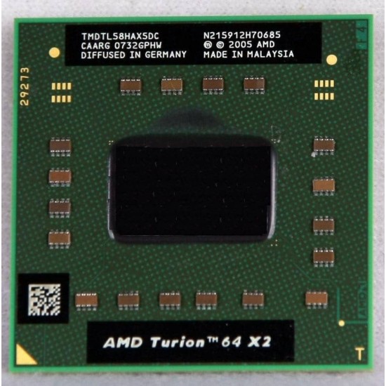 AMD TURİON 64 X2 İŞLEMCİ TMDTL58HAX5DC CPU İŞLEMCİ
