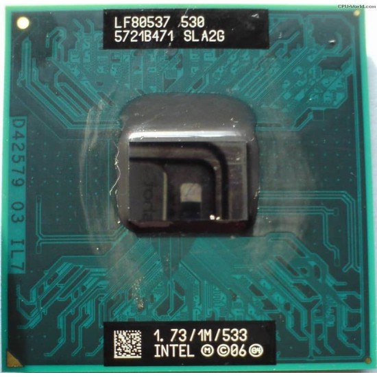 Intel Celeron M 530 İşlemci SLA2G CPU İşlemci