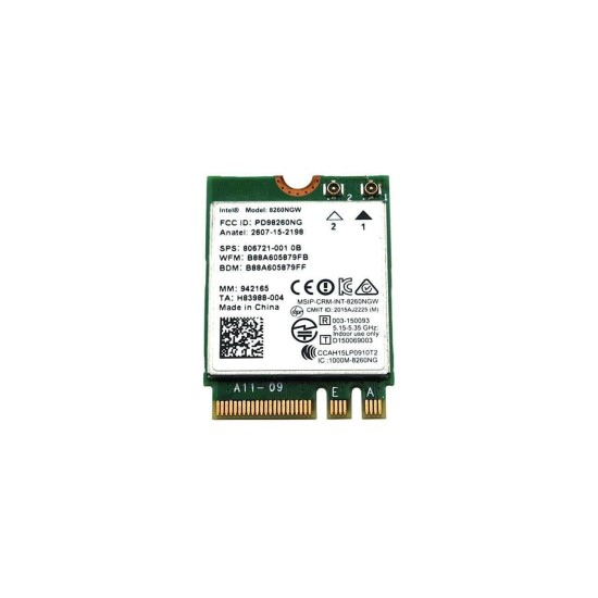 LENOVO İDEAPAD Y700-15ISK WİFİ KART WİRELESS KART 8260NGW / 00JT480