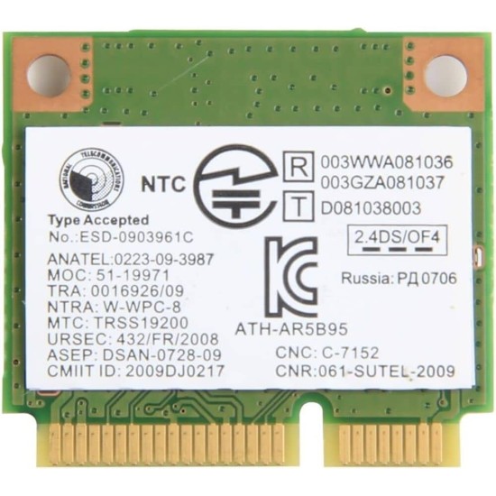 LENOVO B570 WİFİ KART WİRELESS KART ATHEROS ATH-AR5B95