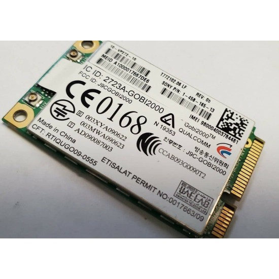 SONY PCG-41213M WİFİ KART WİRELESS KART 1-458-165-13