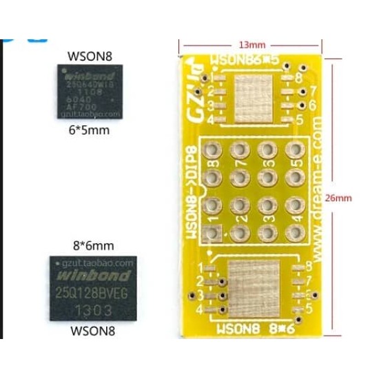 Güncel BIOS Entegre Programlama Aparatı WSON8