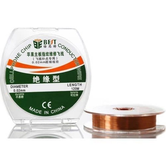 Best 120 Metre 0.02 MM Yol Çekme Teli