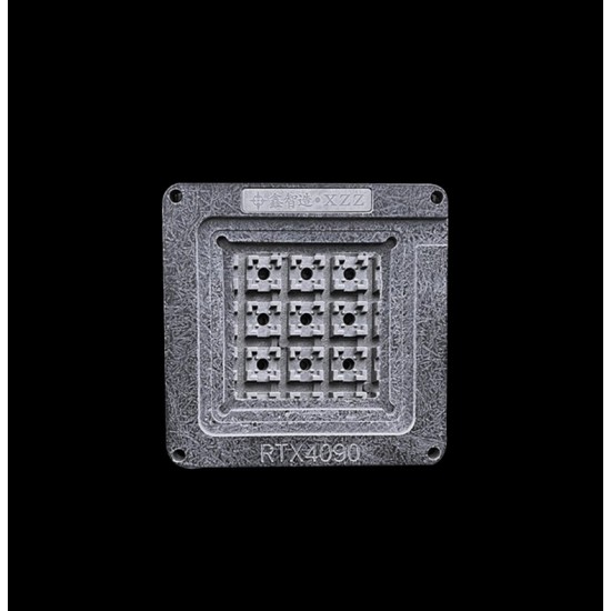 3D GPU Set C4 RTX4090 Stencil + Ara yuva + Ana Magnet