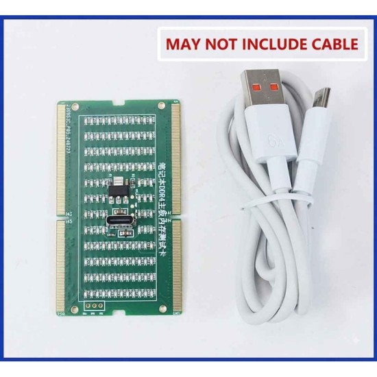 DDR4 RAM Memory Slot Tester Deburg Card (USB C)