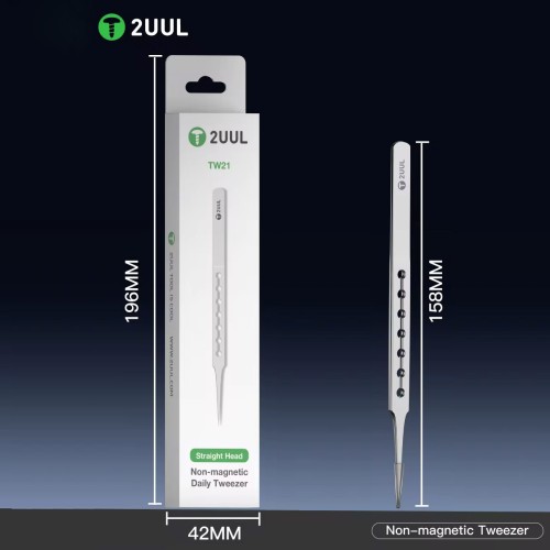 Cımbız 2UUL TW21 Duz Uclu Non Magnetic Cimbiz