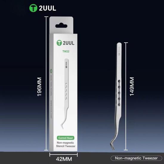 Cımbız 2UUL TW22 Kavisli Non Magnetic